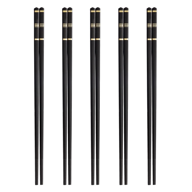 SUPJOYES Reusable Fiberglass Chopsticks - Japanese Chinese Chopsticks Dishwasher Safe,