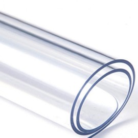 Thick PVC Cuttable Vinyl Curtain - Transparent Matte Protective Film Width 900/Thickness 2mm (Price per 1M - Continuous Cut)