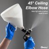 Drywall Texture Spray Gun Kit with Hopper & 3 Nozzles