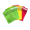 GOLDSANGSA Toallas de baño coreanas, color rojo (4 piezas) y