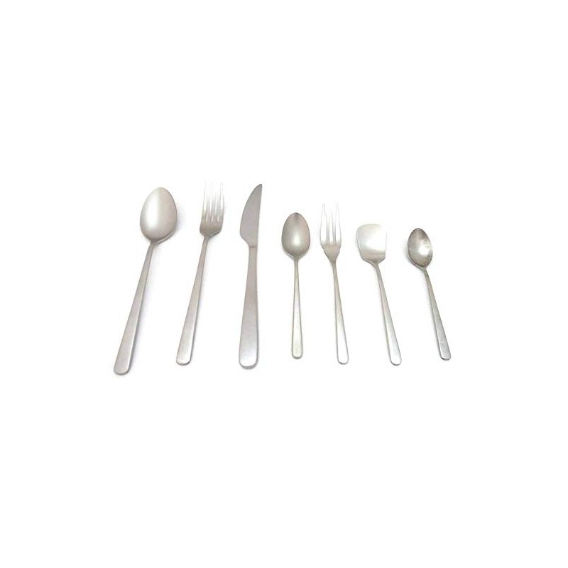 Endo Shoji OSP2505 Cutlery Set, Matte Silver, 5.5 inches (140