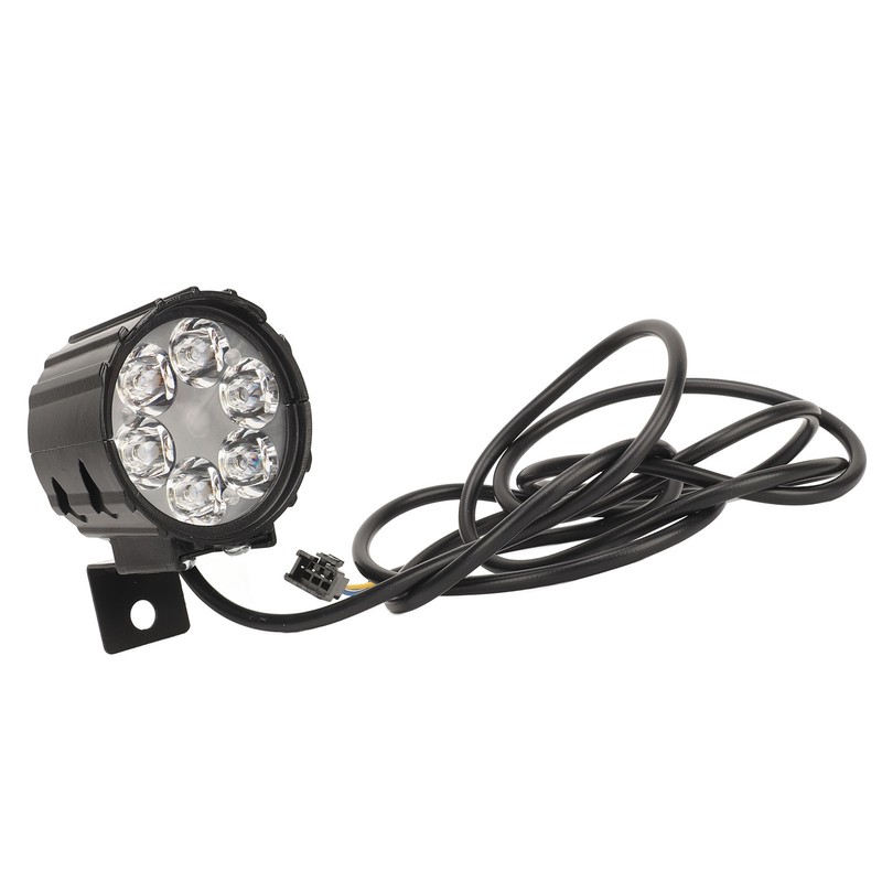 Cycling Horn Headlamp Waterproof 12‑72V Aluminum Electric Bike Front Light
