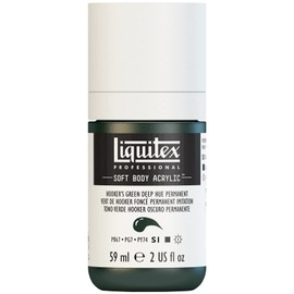 Liquitex 1959225 Professional Acrylic Paint Soft Body - Artist Paint in Creamy Opaque Consistency, High Pigmentation, Non-fading and Ageing Resistant, 59 ml Bottle - Hookers Green Dark Perm. Imit.