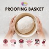 Talisman Designs Bread Proofing Basket with Decorating Embosser, 9 inch,
