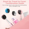 Frekare Helmet Toothbrush Covers Caps, Toothbrush Head Protector for Household