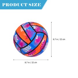 HEMOTON 3pcs Ball Pool Volleyball Toy Swimming Pool Volleyball Water Play Games for Women Men Boys Girls Kids Kid Pool Inflatable Beach Blow up Ball Pvc Child Toy Ball