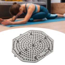 perfeclan Druckpunktkissen, kompakte Anti -Slip -Fuß -Peeling -Matte, ergonomische Akupressurmatte für Haushaltsreisen, Grau