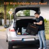 MHPOWOS Foldable Solar Panel 220W 110W Portable Solar Charger for