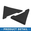 A ABSOPRO Car Door Corner Edge Guard Bumper Protector Black