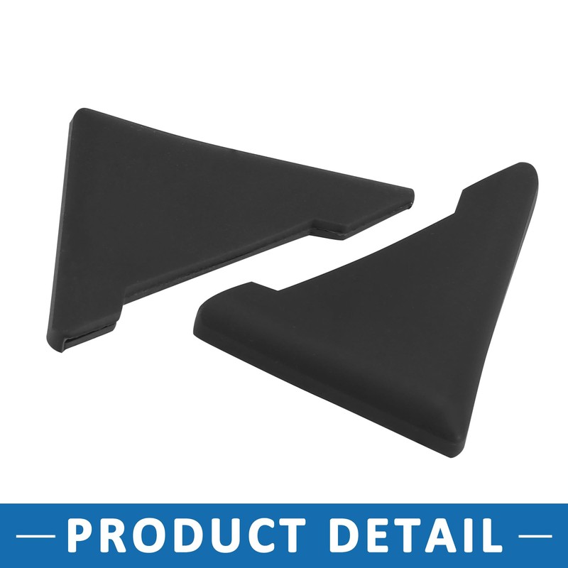 A ABSOPRO Car Door Corner Edge Guard Bumper Protector Black