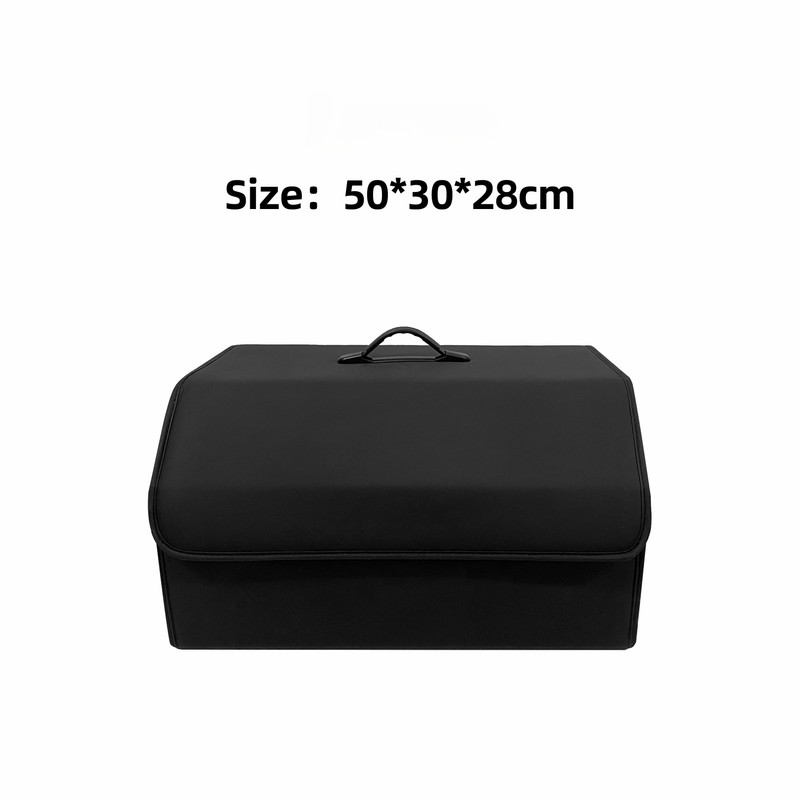 Collapsible Car Trunk Organizer for Vehicle Storage – PU Leather