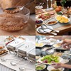 4 Pcs Serving Spoons Large Serving Spoon Slotted Spoons Serving
