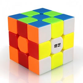 QiYi Magic Cube Magic Cube 3x3 for Beginners, Puzzle Game, Brain Training Game, 3D Puzzle, Educational Toys, Elementary School Students, Boys and Girls, Gift (Super Large Size 3.5 inches (90 mm)