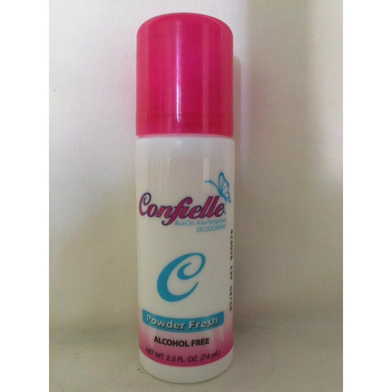 confielle LOT OF 4 Confielle Roll-On Deodorant Powder Fresh Scent