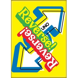 ATA-BOY MATTELL REVERSE! REVERSE! UNO MAGNET 2.5” X 3.5” NEW
