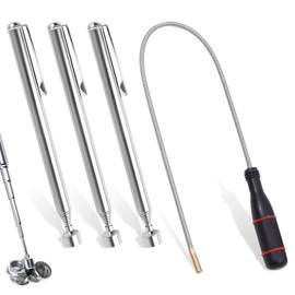 JUNRUCTH Incredible Magnetic Detacher – A Flexible Magnetic Pickup Tool with an Unmatched Strong Magnet Tool Power, Bendable Magnet Stick and Magnetic Sweeper – Your Ultimate Magnet Pickup Lawn Swee