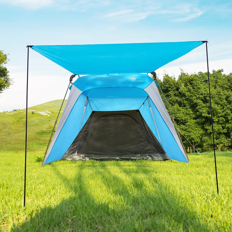 8.2'x8.2' Pop Up Canopy, 2023 Upgraded Outdoor Canopy, Portable Instant