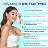 Ditoi Disposable Face Towels,Ultra Thick Face Towelettes XL, Lint-Free Facial