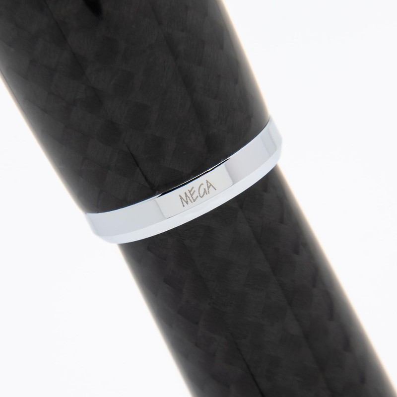 Monteverde USA Super Mega Carbon Fiber/Chrome Trim Ballpoint Pen