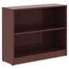 Lorell Mahogany Laminate Bookcase Book Rack, 29.5" x 36" x
