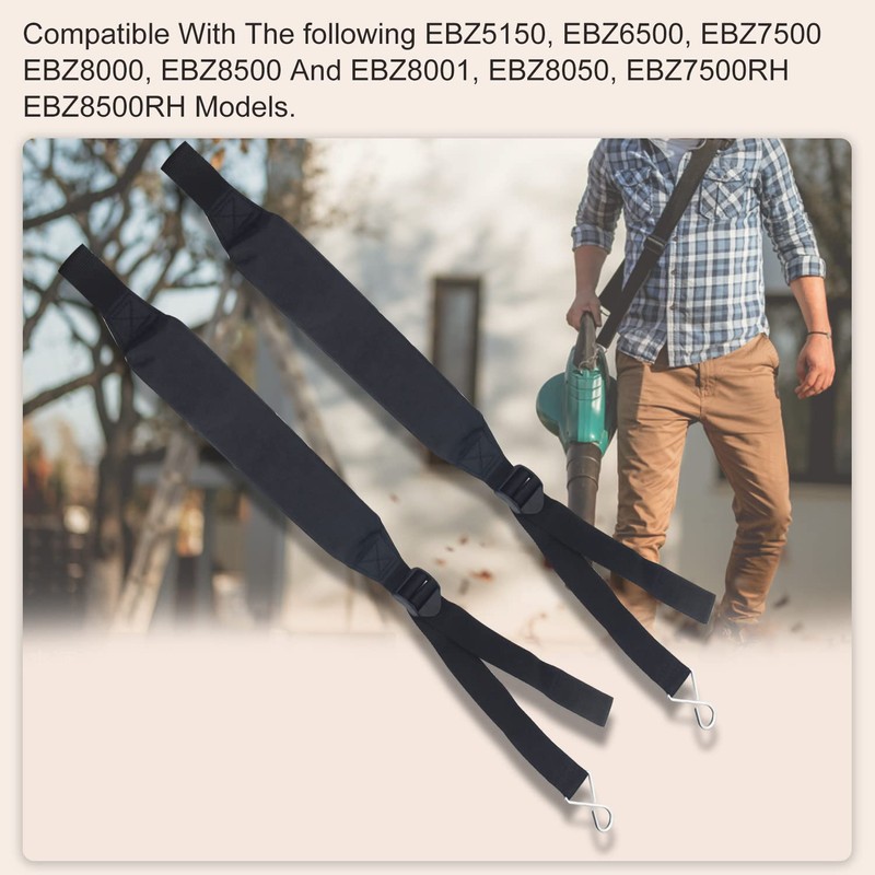 AMTHKNO 511758401 2-Pcs Backpack Blower Shoulder Straps for RedMax EBZ7500