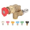 7PCS Pressure Washer Nozzle Tips with Coupler 1/4in Quick Interface