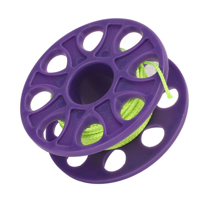 18M Diving Finger Reel Plastic Fluorescent Green Wire Scuba Dive