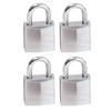 Master Lock 629EURQ Pack of 4 Marine Padlocks with Key,