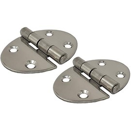Salty Reef Marine Hardware - Marine Round Hinge - 2.5" x 2"
