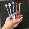 WOONEKY 5pcs Xmas Themed Makeup Brush for Girls Creative Cosmetic