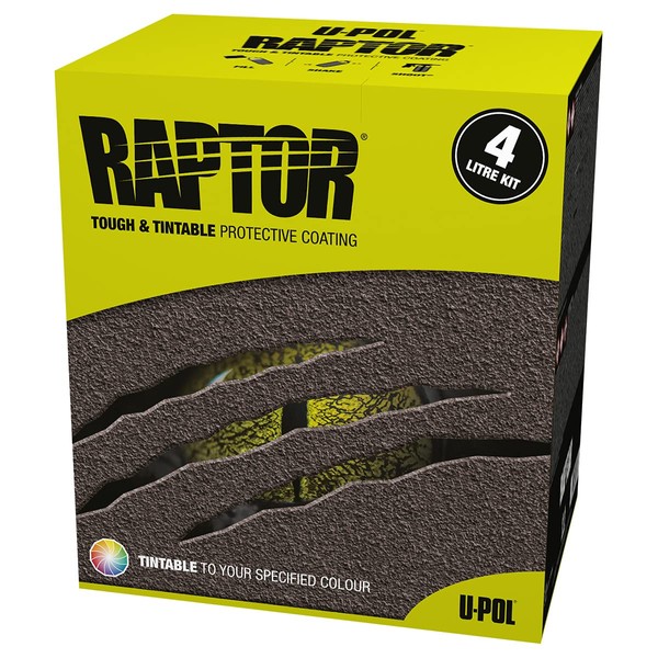 Raptor 821 products RAPTOR Tintable Truck Bed Liner Kit - 4 Liter