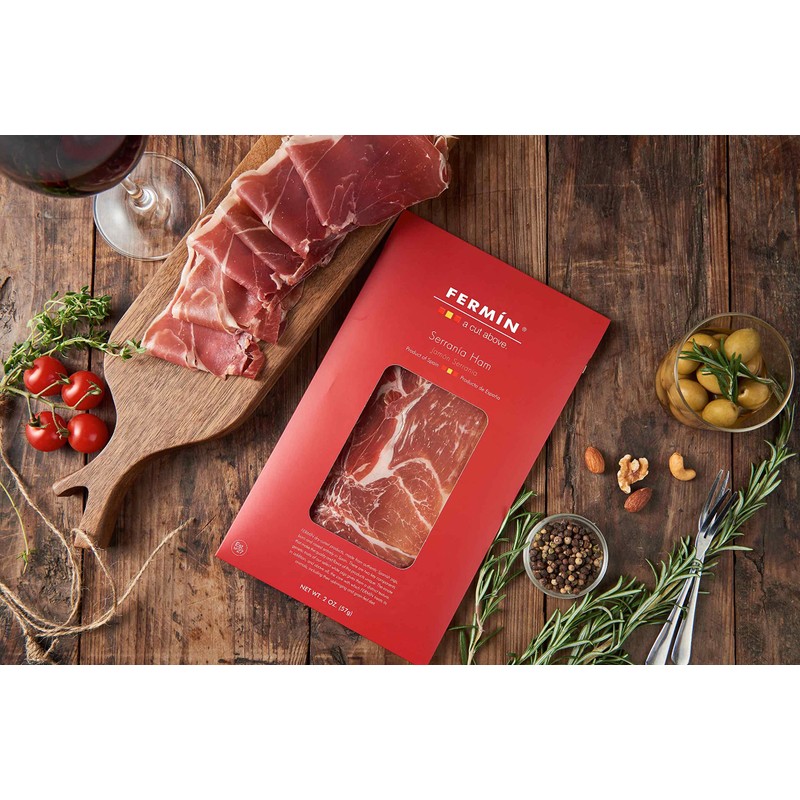 Serrano Ham Sliced 2 oz 4-pack by Fermin