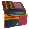 Hide and Sleek Ladies RFID Leather Flapover Matinee Organiser Purse