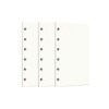 Zelten 3 Pack A7 135 Sheets/270 Pages Blank Loose Leaf