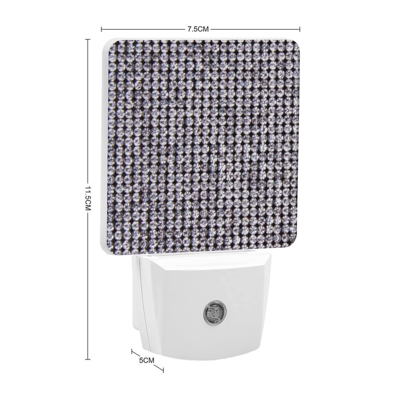 Crystal Night Light Plug in Wall with Bling Diamond Rhinestone