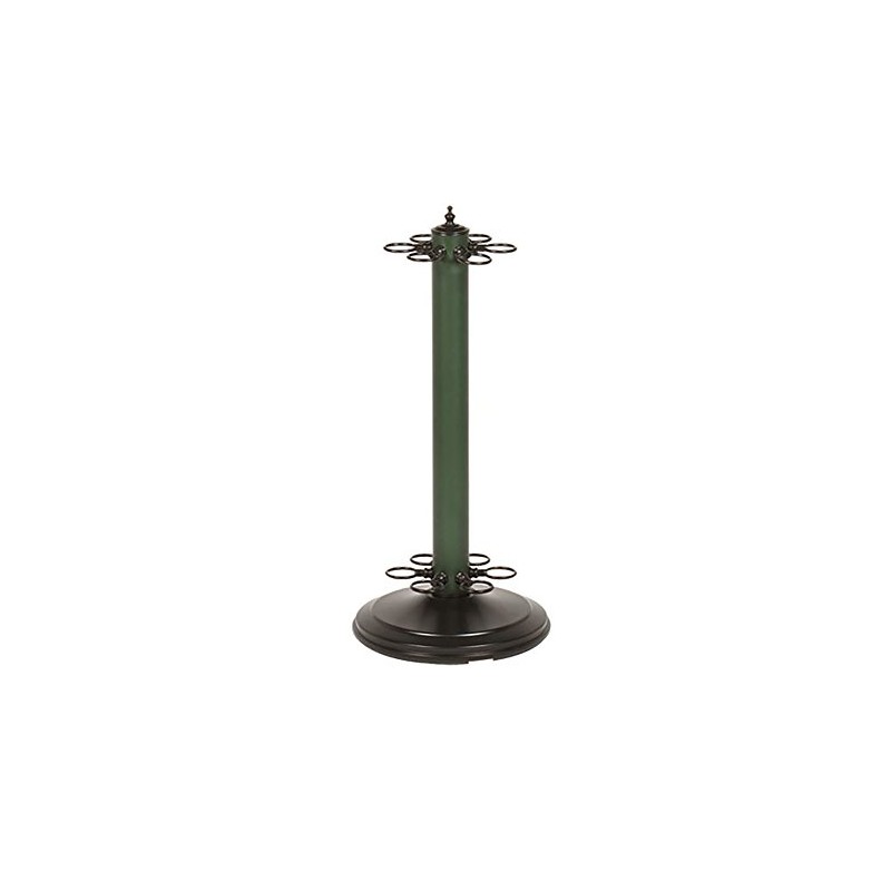 RAM Game Room Metal Pool Cue Rack - Matte Green