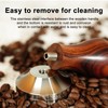 AMZCHEF Coffee Tamper 53 mm Espresso Tamper Stainless Steel Coffee