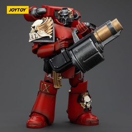 JOYTOY Warhammer 40k Blood Angels, 1/18 Blood Angels Angel's Tears Squad Arch-Erelim with Angel's Tears Grenade Launcher Action Figure Collect Model