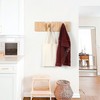 KYIAANY Wall Coat Rack for Entryway: Wooden Modern Heavy Duty
