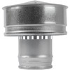 Vent Systems 4" Inch Round Roof Vent Cap – Galvanized