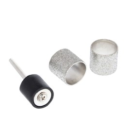 Bucchelli Pet Nail Grinder Diamond Wheel - 120 grit Rotary Tool Sanding Bands for Pet Nail Dremel Tool - Compatible with Any 1/2 inch Mandrel Grinding Tool, (80 grit)