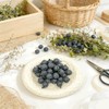 80PCS Fake Blueberry, Miniatures Kitchen Food, Lifelike Foam Blue Berries