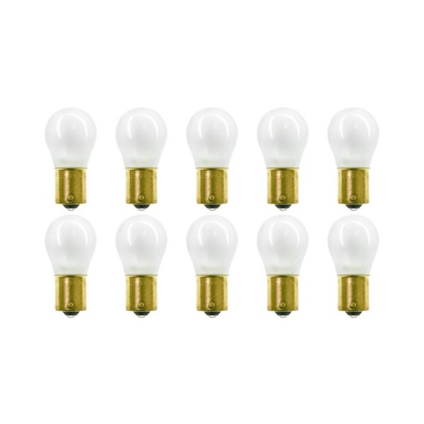 CEC Industries #93IF (Frosted) Bulbs, 12.8 V, 13.312 W, BA15s Base, S-8 shape (Box of 10)