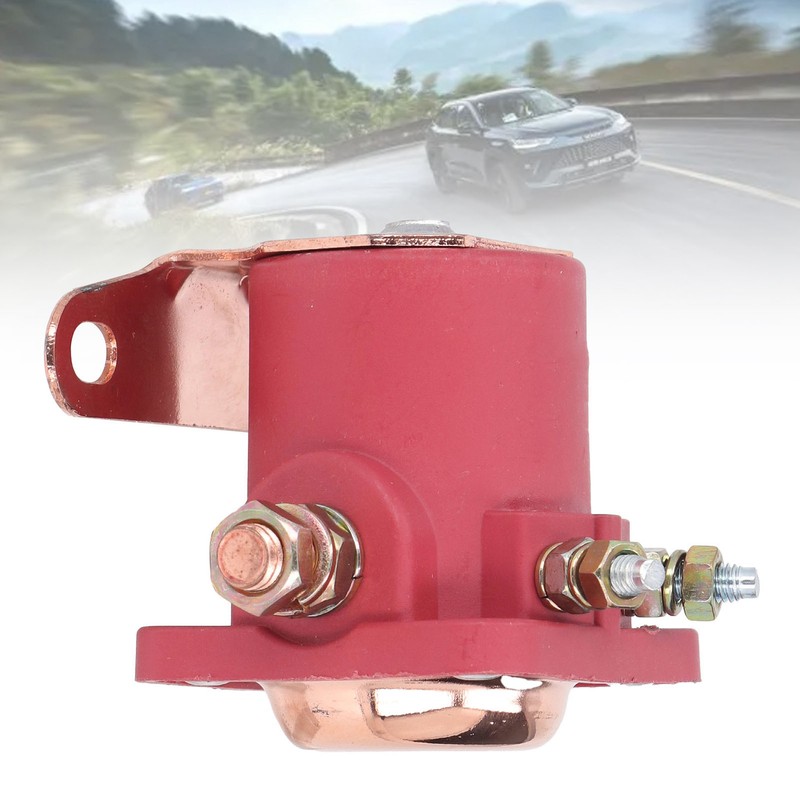 4 Terminal Magnetic Switch Relay Starter Relay Replacement for Automotive