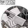 com-four® 2x Wellenschneider - Riffelmesser aus rostfreiem Edelstahl - Garniermesser