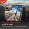 A-Premium Right Passenger Side Heated Mirror Glass - Compatible with