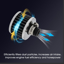 212cc Air Filter Valve Cover Breather Filter for Predator 196cc 6.5hp Coleman CT200U BT200X CT200U-EX Baja Warrior MB200 GX160 GX200 Mini Bike Go kart Performance Parts