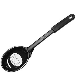SivNServ 2-in-1 Nylon Cooking Spoon. Heat Resistant and Non-Stick. Slotted and Solid Spoon Combined. Made in USA