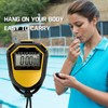 YIWENG Stopwatch, Waterproof Stopwatch Digital Handheld LCD Timer Chronograph Sports