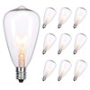 Konictom ST38 Edison Replacement Light Bulbs, 7W Clear Glass String